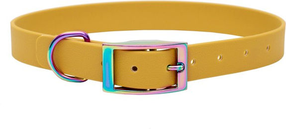 Emmy & Pepe Biothane Halsband Sonnengelb XXL 20mm Regenbogen – Bild 1 von 1