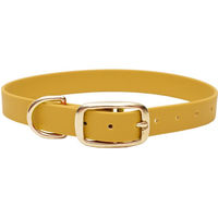 Produktbild von Emmy & Pepe Biothane Halsband Sonnengelb XXL 59-69cm 16mm Gold