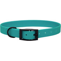 Produktbild von Emmy & Pepe Biothane Halsband Türkis Schwarz XL 25mm 49-59cm