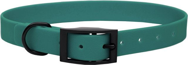 Emmy & Pepe Biothane Halsband Waldgrün XL 16mm 49-59cm Schwarz – Bild 1 von 1