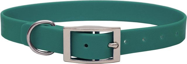 Emmy & Pepe Biothane Halsband Waldgrün XL 20mm Silber – Bild 1 von 1