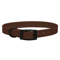 Produktbild von Emmy & Pepe Biothane Halsband wasserabweisend Braun Schwarz Größe M 33-40cm