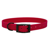Produktbild von Emmy & Pepe Biothane Halsband wasserabweisend Magenta Schwarz Größe L 39-49cm