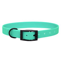 Produktbild von Emmy & Pepe Biothane Halsband wasserabweisend Mint Schwarz Größe S 25-33cm
