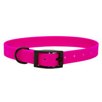 Produktbild von Emmy & Pepe Biothane Halsband wasserabweisend Pink Schwarz XL 49-59cm