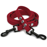 Produktbild von Emmy & Pepe Biothaneleine Bordeaux 20mm 2.50m mit schwarzem Bolzenkarabiner