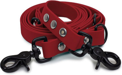 Emmy & Pepe Biothaneleine Bordeaux 20mm 2.50m mit schwarzem Scherenkarabiner – Bild 1 von 1