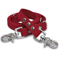 Produktbild von Emmy & Pepe Biothaneleine Bordeaux 20mm 3m mit Scherenkarabiner Silber