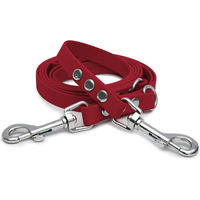 Produktbild von Emmy & Pepe Biothaneleine Bordeaux 25mm 2m mit Bolzenkarabiner Silber