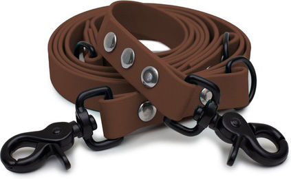 Emmy & Pepe Biothaneleine Braun 20mm x 3m mit schwarzem Scherenkarabiner – Bild 1 von 1
