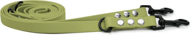 Emmy & Pepe Biothaneleine Khaki 16mm 1.20m mit schwarzem Sicherheitskarabiner – Bild 1 von 1