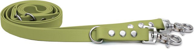 Emmy & Pepe Biothaneleine Khaki 20mm 2.50m mit Scherenkarabiner Silber – Bild 1 von 1