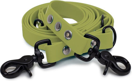 Emmy & Pepe Biothaneleine Khaki 20mm 3m mit schwarzem Scherenkarabiner – Bild 1 von 1