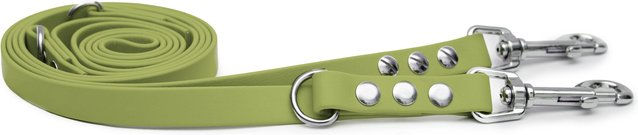 Emmy & Pepe Biothaneleine Khaki 25mm 2m mit Bolzenkarabiner Silber – Bild 1 von 1
