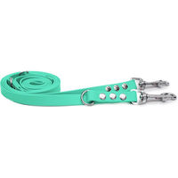 Produktbild von Emmy & Pepe Biothaneleine Mint 25mm 1.20m mit Bolzenkarabiner Silber