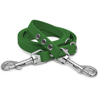Produktbild von Emmy & Pepe Biothaneleine Olive 25mm 2m mit Bolzenkarabiner Silber