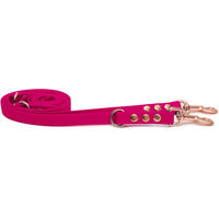 Produktbild von Emmy & Pepe Biothaneleine Pink 16mm 2m mit Bolzenkarabiner Rosegold