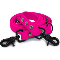 Produktbild von Emmy & Pepe Biothaneleine Pink 20mm 1.20m mit schwarzem Scherenkarabiner