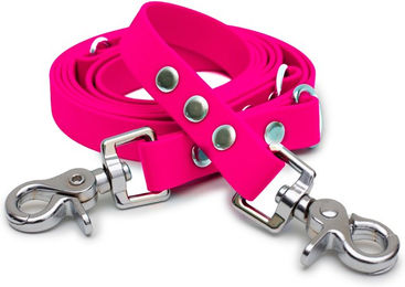 Emmy & Pepe Biothaneleine Pink 20mm 3m mit Scherenkarabiner Silber – Bild 1 von 1