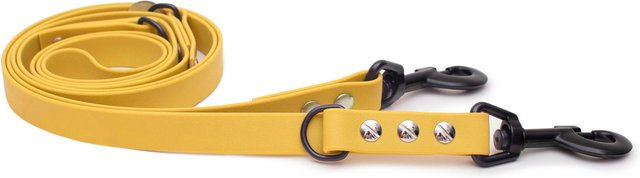 Emmy & Pepe Biothaneleine Sonnengelb 16mm 2.50m mit schwarzem Bolzenkarabiner – Bild 1 von 1