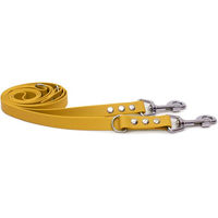 Produktbild von Emmy & Pepe Biothaneleine Sonnengelb 20mm 1.20m mit Bolzenkarabiner Silber