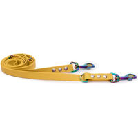 Produktbild von Emmy & Pepe Biothaneleine Sonnengelb 20mm 2m mit Bolzenkarabiner Regenbogen