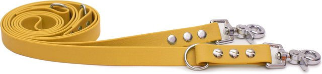 Emmy & Pepe Biothaneleine Sonnengelb 20mm 3m mit Scherenkarabiner Silber – Bild 1 von 1
