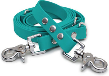Emmy & Pepe Biothaneleine Türkis 20mm 3m mit Scherenkarabiner Silber – Bild 1 von 1