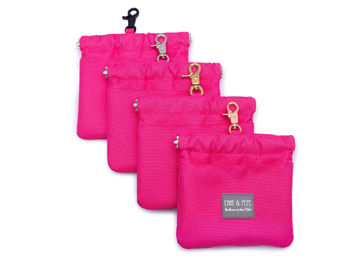 Produktbild von Emmy & Pepe Futterbeutel Wau-Pocket Rosa mit Metallverschluss
