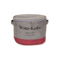 Produktbild von Emmy & Pepe Futtersack Wau-Keks in Bordeaux Rot Grau aus Polyester