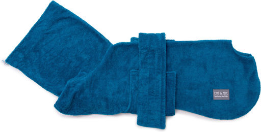 Emmy & Pepe Hundebademantel aus Bambusfaser Aqua XL Short – Bild 1 von 1