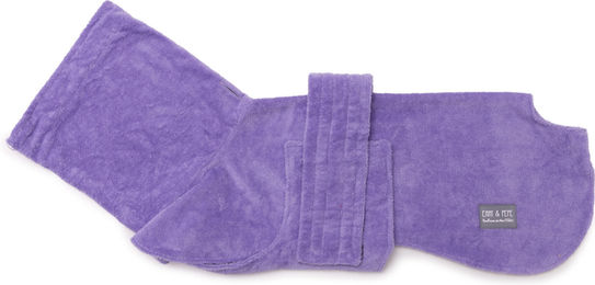 Emmy & Pepe Hundebademantel aus Bambusfaser Lilac XL Short – Bild 1 von 1