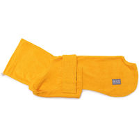 Produktbild von Emmy & Pepe Hundebademantel aus Bambusfaser Shiny Mustard Größe S