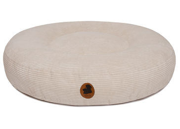 Produktbild von Emmy & Pepe Hundebett Cord Creme Oval XL 140x120cm