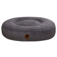 Produktbild von Emmy & Pepe Hundebett Cord Dunkelgrau Oval Grösse S 80x60cm