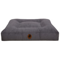 Produktbild von Emmy & Pepe Hundebett Cord Grau Eckig Größe M