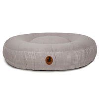 Produktbild von Emmy & Pepe Hundebett Cord Grau Oval Grösse L