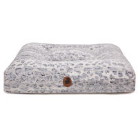 Produktbild von Emmy & Pepe Hundebett Cozy Leo Grey Eckig XL 140x120cm mit Memory Foam