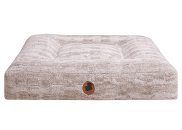 Produktbild von Emmy & Pepe Hundebett Cuddle Grey Oval mit Memory Foam in Grau Größe S 80x60cm