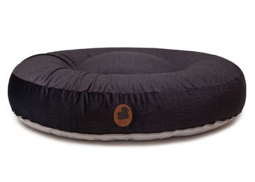 Produktbild von Emmy & Pepe Hundebett mit Memory Foam in Schwarz Größe L