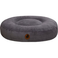 Produktbild von Emmy & Pepe Hundebett Wau-Bed Cord Dunkelgrau Oval Größe M 100x80cm