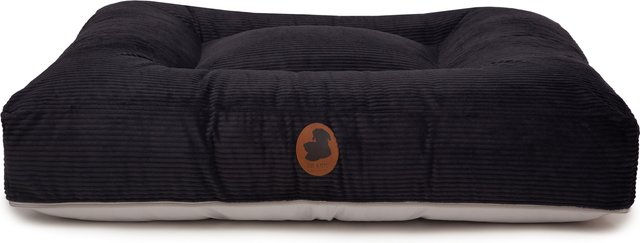Emmy & Pepe Hundebett Wau-Bed Cord Schwarz Eckig S 80x60cm – Bild 1 von 1