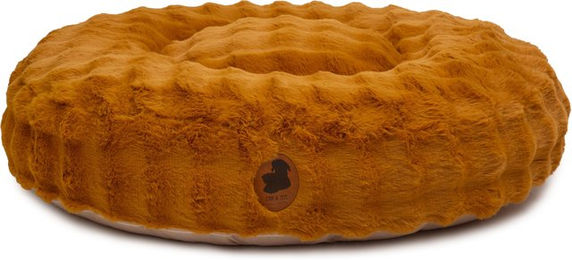 Emmy & Pepe Hundebett Wau-Bed Cozy Bubble Mustard Oval S 80x60cm – Bild 1 von 1