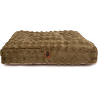 Produktbild von Emmy & Pepe Hundebett Wau-Bed Cozy Bubble Olive Eckig L 120x100cm