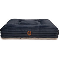 Produktbild von Emmy & Pepe Hundebett Wau-Bed Kuschelcord Midnight Eckig M 100x80cm