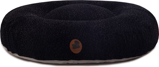 Emmy & Pepe Hundebett Wau-Bed Leo Leo Black Oval XL 140x120cm – Bild 1 von 1