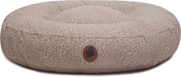 Emmy & Pepe Hundebett Wau-Bed Leo Leo Taupe Oval Größe L 120x100cm – Bild 1 von 1