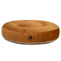 Produktbild von Emmy & Pepe Hundebett Wau-Bed Pets Friendly 2.0 Gold Oval Größe L 120x100cm mit Memory Foam