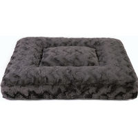 Produktbild von Emmy & Pepe Hundebett Wau-Bed Wild Wave Dunkelgrau Eckig Größe M 100x80cm