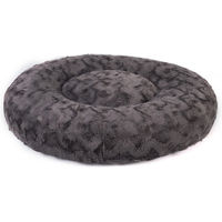 Produktbild von Emmy & Pepe Hundebett Wau-Bed Wild Wave Dunkelgrau Oval Größe L 120x100cm